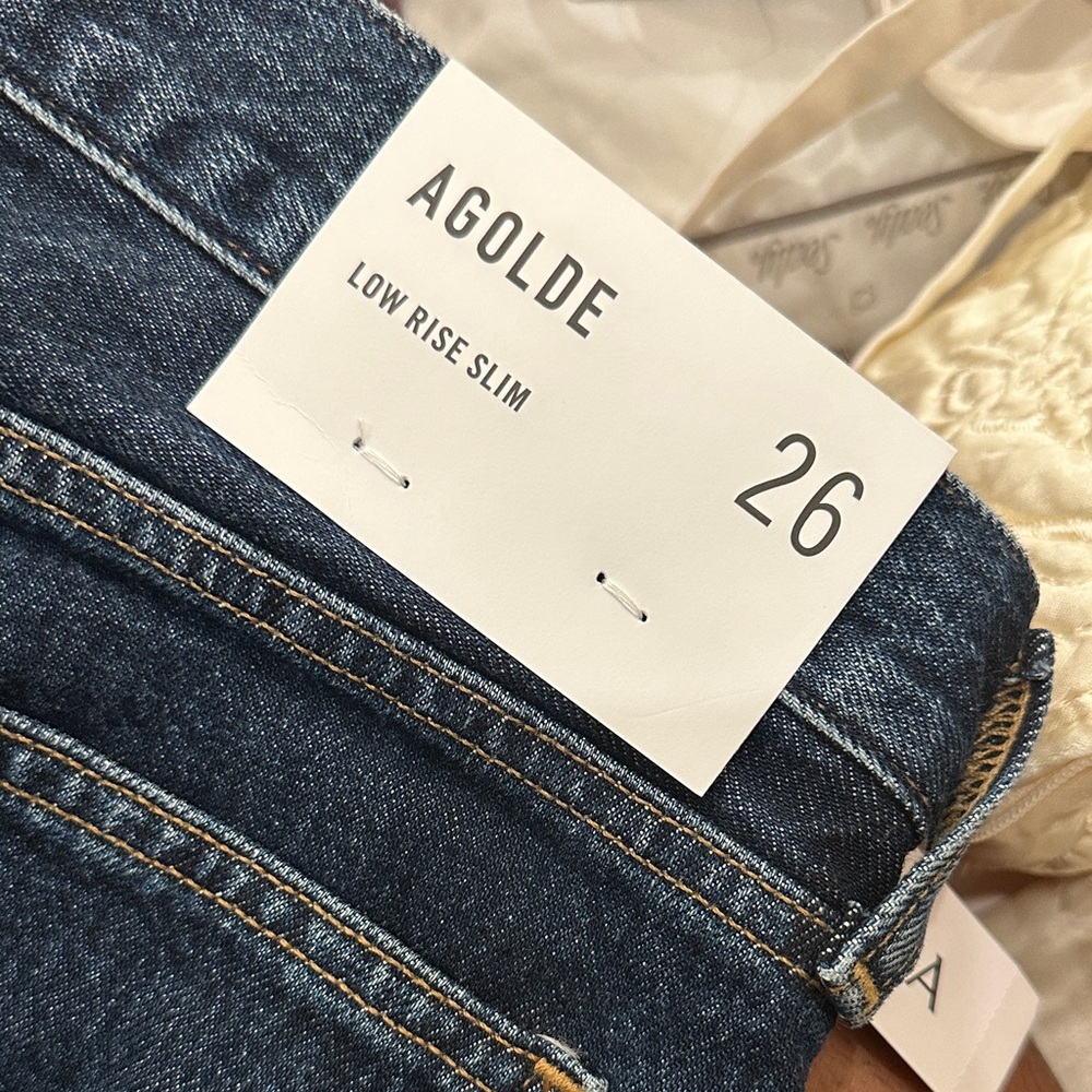 Agolde Low Rise Slim Jeans - Picture 4 of 4